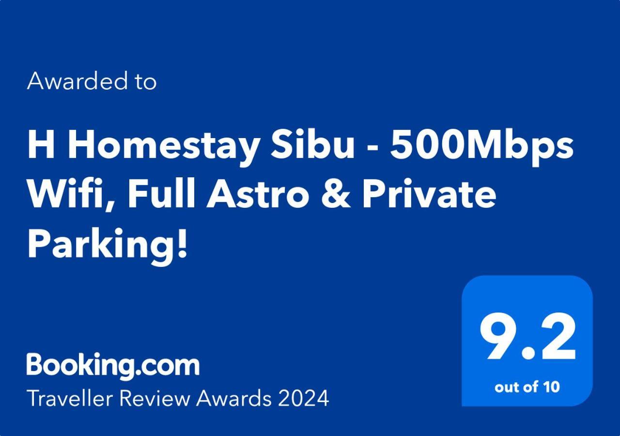 H Homestay Sibu - 500Mbps Wifi, Full Astro & Private Parking! Экстерьер фото